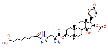 Bufotalin 3-suberoyl-L-histidine ester